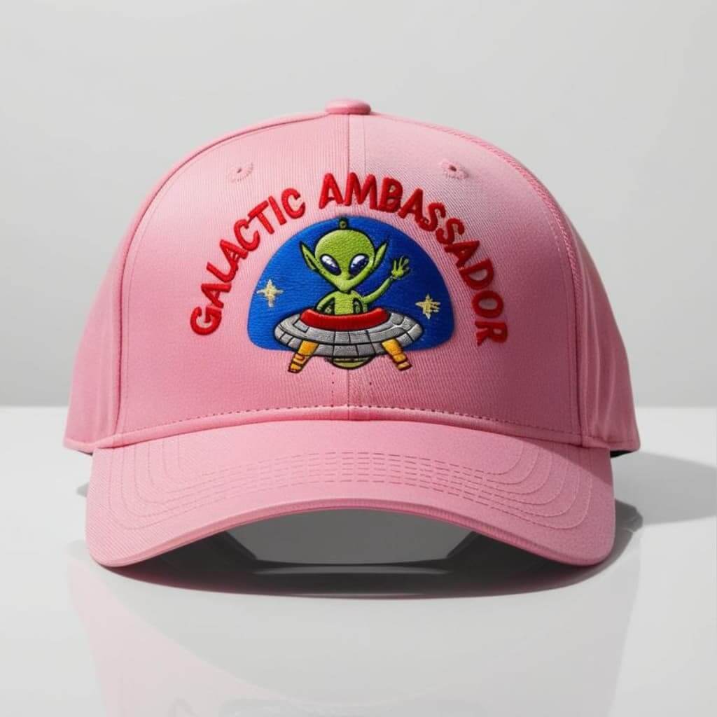 Imagen de gorro rosa Galactic Ambassador