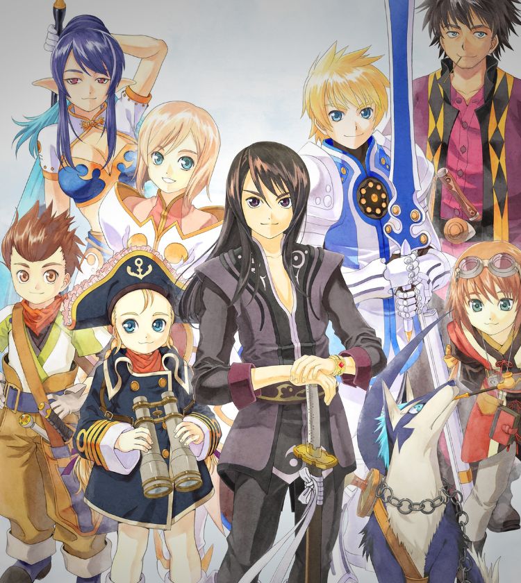 Banner mobile promocional del juego Tales of Vesperia: Definitive Edition 