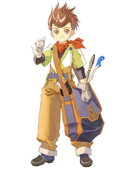 Imagen de Karol Capel, el joven miembro del grupo en Tales of Vesperia