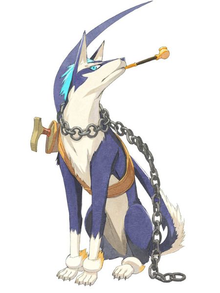 Imagen de Repede, el perro fiel y compañero de Yuri Lowell en Tales of Vesperia